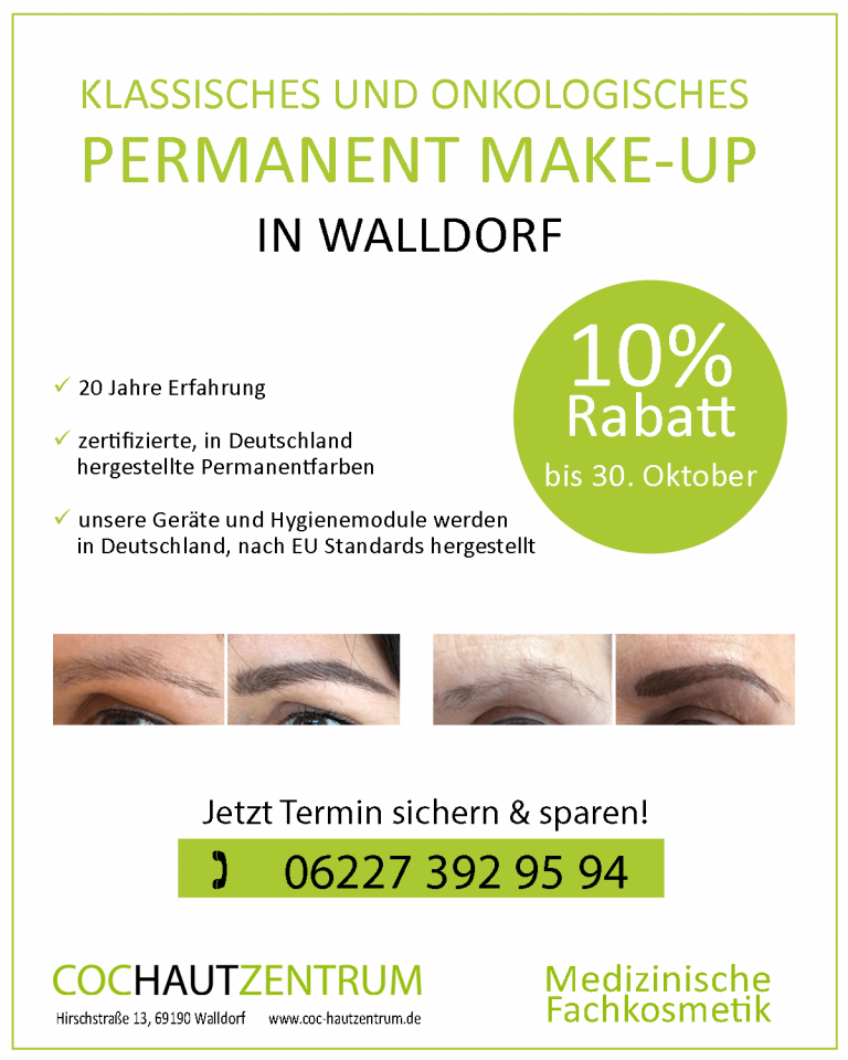 COC Hautzenmtrum Permanent Make-up